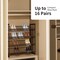 Costway 2-Tier\3-Tier\4-Tier Shoe Rack Adjustable to Flat or Slant Shoe Organizer Holder Stand